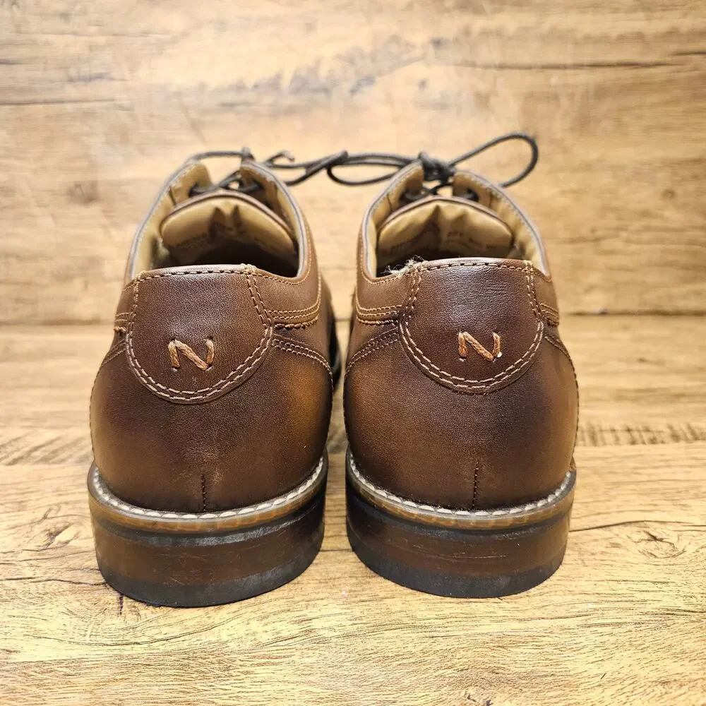 Nunn Bush Westfield Brown leather Oxford Dress shoes size 8.5 Wide